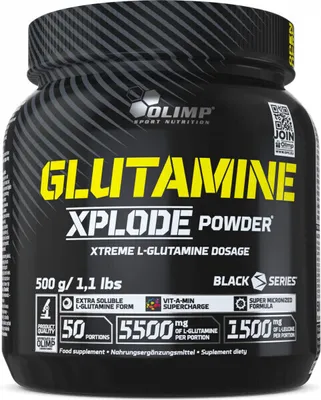 Zdjęcie produktu dla OLIMP GLUTAMINE XPLODE PROSPECT 500g Pomaraczowy