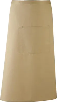 Obrázok produktu pre Premier Workwear PR158 | Barová zástera Colours - 90 x 80 cm - Pranie v práčke: do 60 °C - Farba: Khaki (približne Pantone 7503) - Rozmery: 90 x 80 cm