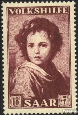 Produktbild von Briefmarken Saarland 1952 Mi 339 postfrisch Volkshilfe: Gemälde (III)