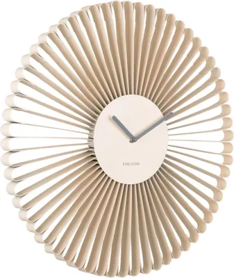 Produktbild von Karlsson - Wanduhr Cascara - Weiß - 50x50x50cm