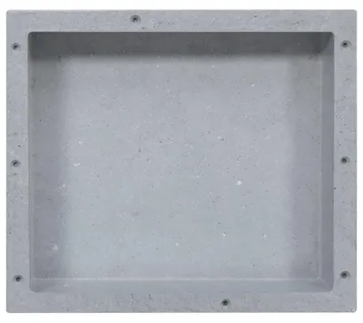 Obrázok produktu pre vidaXL Sprchová nika Matt Grey 41x36x10 cm