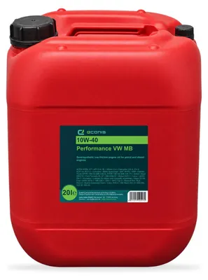 Produktbild von Motoröl 20 Liter 10W-40 A3/B4 E7 CI-4/SL ECANIS Performance VW MB für PKW