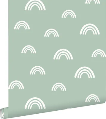 Zdjęcie produktu dla ESTAhome Tapeta tęcze miętowej zieleni 53 cm x 10.05 m