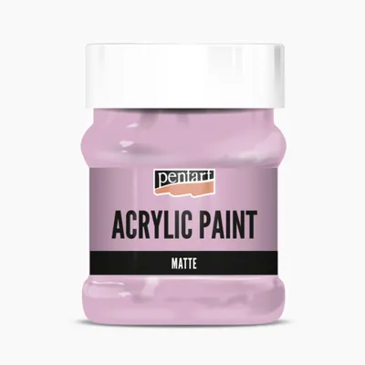 Zdjęcie produktu dla PENTART Farba akrylowa matowa, 230 ml, różowa