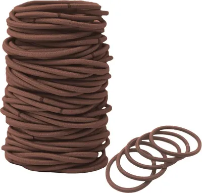 Produktbild von 50 Stück Elastische Haargummis - Dünne Starke Stretch Haargummis für Pferdeschwänze Haaraccessoires für Frauen und Mädchen