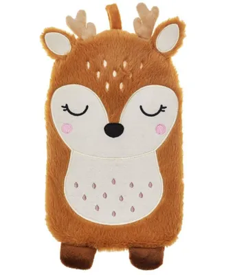 Produktbild von Wärmflasche Hirsch Bezug Bettflasche ca. 17 x 36 cm perfekt für abendliches Kuscheln