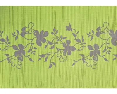 Produktbild von Tischset Miami 3D Flowers grün 30 x 45 cm