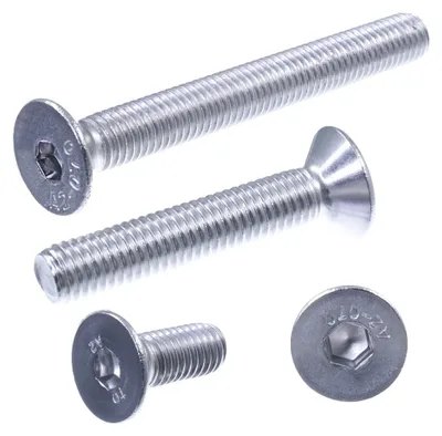 Produktbild von SECCARO Senkschraube M12 x 40 mm, Edelstahl V2A VA A2, DIN 7991 / ISO 10642, Innensechskant, 20 Stück