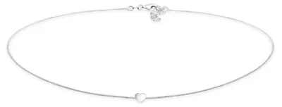 Produktbild von Elli Halskette Damen Choker Herz Anhänger Filigran 925 Sterling Silber