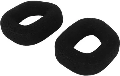 Immagine prodotto di Cuffie auricolari insonorizzanti - Compatibili con Corsair HS80 RGB - Realizzate in memory foam - Tessuto di flanella traspirante - Isolamento acustico - Spesse e confortevoli - Cuscinetti auricolari per cuffie
