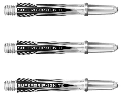 Produktbild von Harrows - Dart-Schäfte "Supergrip Ignite" 3er-Pack PP4368 (47 mm) (Transparent)