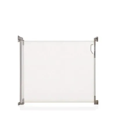 Image de Barrière de sécurité escamotable - A visser - Ouverture dans les deux sens - Cadre jusqu'à 140 cm - 2 kits de montage inclus dans la livraison
