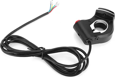 Zdjęcie produktu dla Przełącznik skutera Dilwe, 2 w 1 przełącznik klaksonu roweru elektrycznego skuter 22,5 mm przełącznik do montażu na kierownicy do skuterów motocyklowych