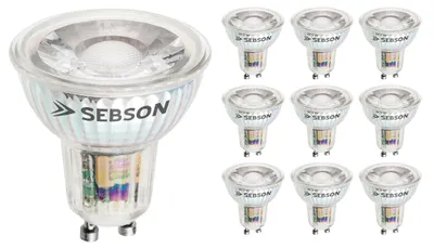 10 Stk. GU10 MCOB 5W RA95