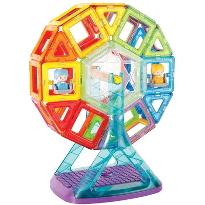 Immagine prodotto di Magformers Carnival Plus Set di costruzioni magnetiche da 48 pezzi. Crea giostre con