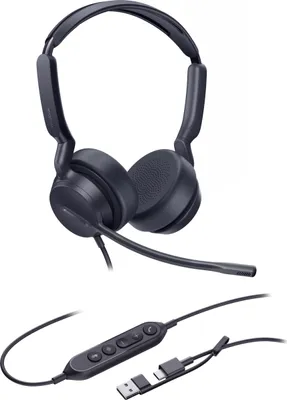 Produktbild von Yealink Dual-UC-Headset mit USB-C/A-Anschluss