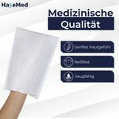 Zdjęcie produktu dla Jednorazowe rękawice myjące HaseMed