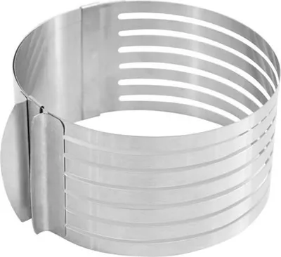 Produktbild von Tortenring rund verstellbar - Schneidehilfe