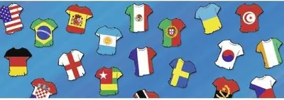 Produktbild von Transparentpapier 115g/qm A4 VE=25 Blatt Fußball Trikots