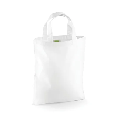 Produktbild von Westrord Mill Mini-Einkaufstasche, 4 l BC1216 (Einheitsgröße) (Weiß)