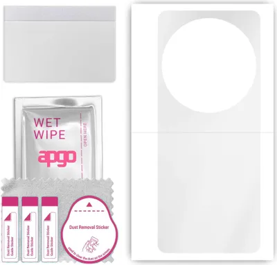Produktbild von apgo Rückseite Schutzfolie, klar, kompatibel mit Xiaomi 14 Ultra, Hinten Hydrogel-Displayschutzfolie mit Positionierhilfe, kratzfest, einfache Montage