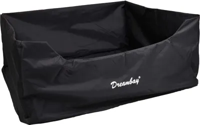 Produktbild von Flamingo Hülle für Korb Dreambay® Rechteck Schwarz 120x95x28cm