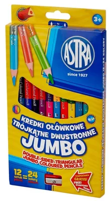 Immagine prodotto di -Kredki Ołówkowe 12/24 Astra Jumbo