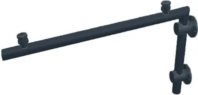 Immagine prodotto di Glaszentrum Hagen - TYP-L-RAL7016 supporto per agitatore in vetro in acciaio inox antracite