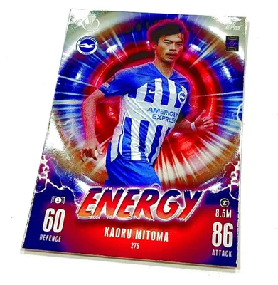 Obrázok produktu pre Match Attax Extra 2023/24 Card. 276 Kaoru Mitoma / Energy