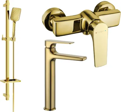 Produktbild von Mexen Lynx DQ62 Brausegarnitur, Gold - 745914DQ62-50