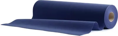 Produktbild von 20 Tischläufer 40cm x 120cm blau Vlies CHIC Airlaid perforiert