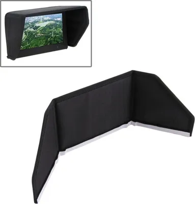 Productafbeelding van Zonnekap van nylonstof met vizier voor 7-inch LCD-scherm