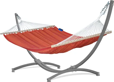 Obrázok produktu pre Potenza hojdacia sieť s rámom Pre dve osoby hojdacia sieť s tyčou 215x140 cm I Galvanizácia rám 220 kg