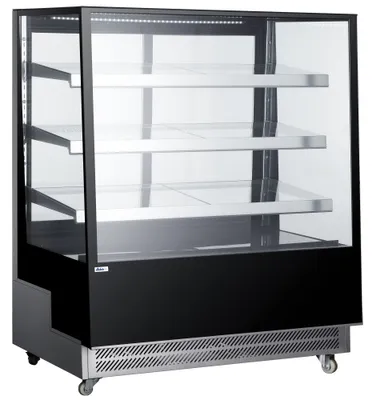 Produktbild von HENDI Kühlvitrine - 650L mit 3 geneigten Regalen