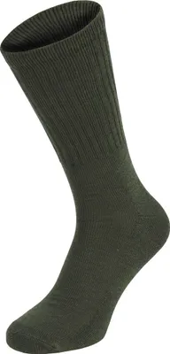 Immagine prodotto di Calzino militare, oliva, mezza lunghezza, confezione da 3, taglia 39/42