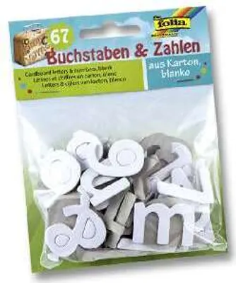 Produktbild von Kartonstanzteile Buchst.+Zahle 12810 von BRINGMANN