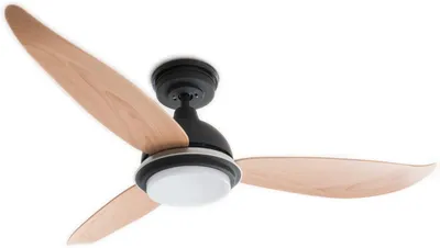 Immagine prodotto di Ventilatore a soffitto da 48 pollici, colore nero - LED dimmerabili - 5 velocità - 14950 m³/ora - Silenzioso