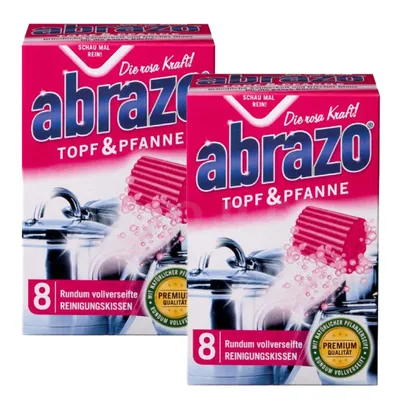 Produktbild von abrazo® TOPF & PFANNE 2 Paket mit je 8 Stück 281810
