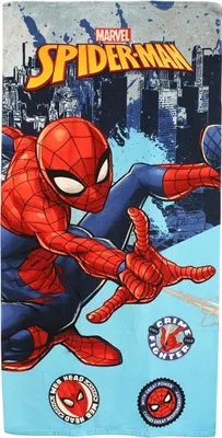 Produktbild von Marvel Spiderman Mikrofasertuch Zur Verbrechensbekämpfung Rot  Rot One Size