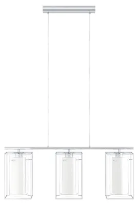 Image de EGLO Suspension Loncino 1 chrome/blanc 94378