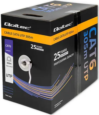 Immagine prodotto di Qoltec QOLTEC 50359 UTP network cable CAT6 305m