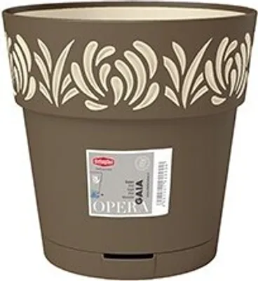 Immagine prodotto di STEFANPLAST S.P.A. Coperchio GAIA marrone/vaniglia Ø 15 cm