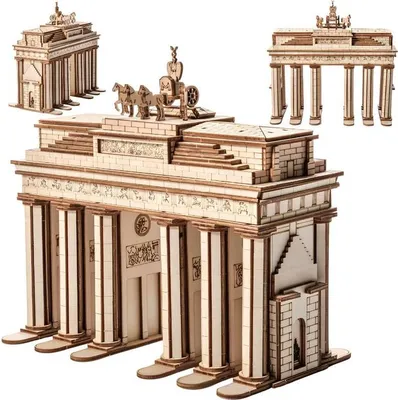 Obrázok produktu pre NICE IDEA 3D drevené puzzle Brandenburskej brány E015