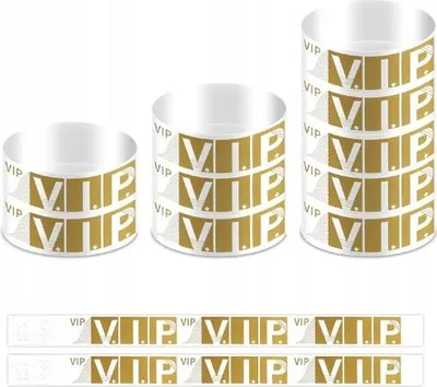 Produktbild von Armbänder für FESTIVAL CLUB PARTY vip GOLDEN für JUNGGESELLENABSCHIED 100 Stück