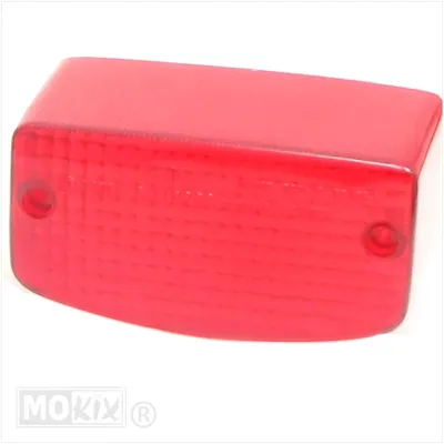 Image de Verre rouge pour feu arrière, compatible avec les modèles Honda MT 50 et MTX 50, jusqu'à l'année de fabrication 1986