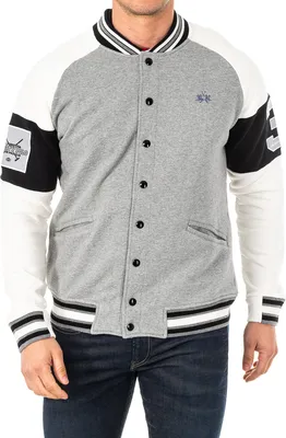 Produktbild von La Martina Klassisch geschnittener Langarm-Cardigan mit Knopfverschluss 2MO056 Herren