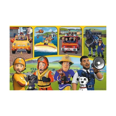 Obrázok produktu pre TREFL Puzzle Požiarnik Sam: Sam a priatelia MAXI 24 dielikov