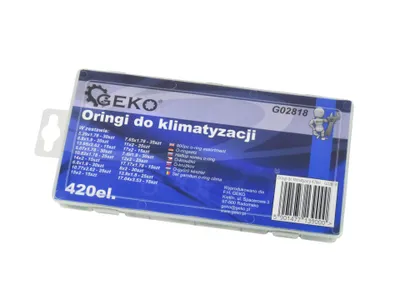 Zdjęcie produktu dla GEKO | Zestaw uszczelek o-ring do klimatyzacji 420szt G02818
