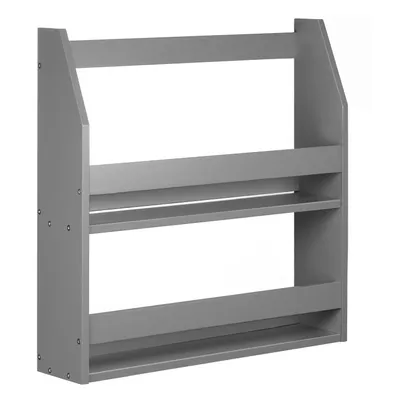 Image de Etagère Etagère murale Etagère suspendue Bibliothèque Etagère en bois Etagère en bois Gris