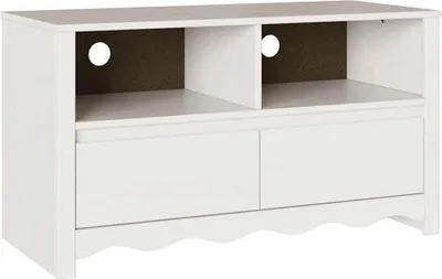 Immagine prodotto di Mobili TV vidaXL Drammen Bianco 99 x 43 x 55 cm in legno massello di pino